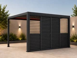 Persienne coulissante 3,4 × 2,3 m